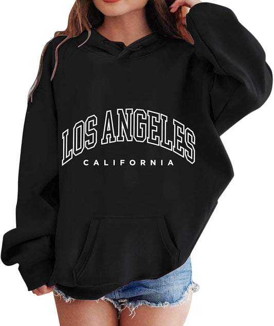 Los Angeles black  hoodie